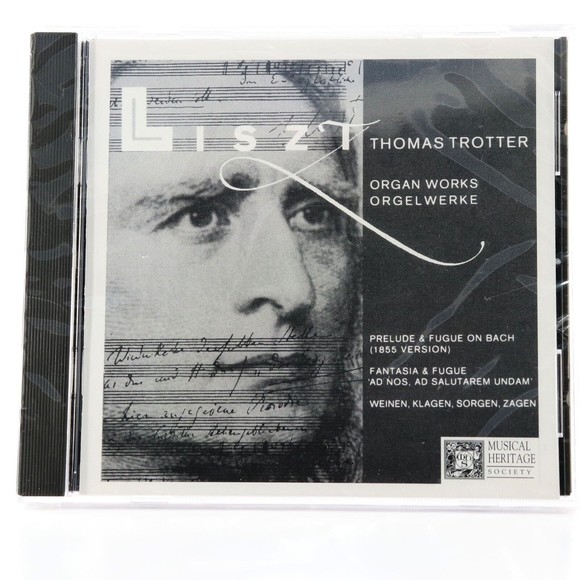 Liszt: Organ Works by Thomas Trotter (CD, 1997, Musical Heritage Society) SEALED